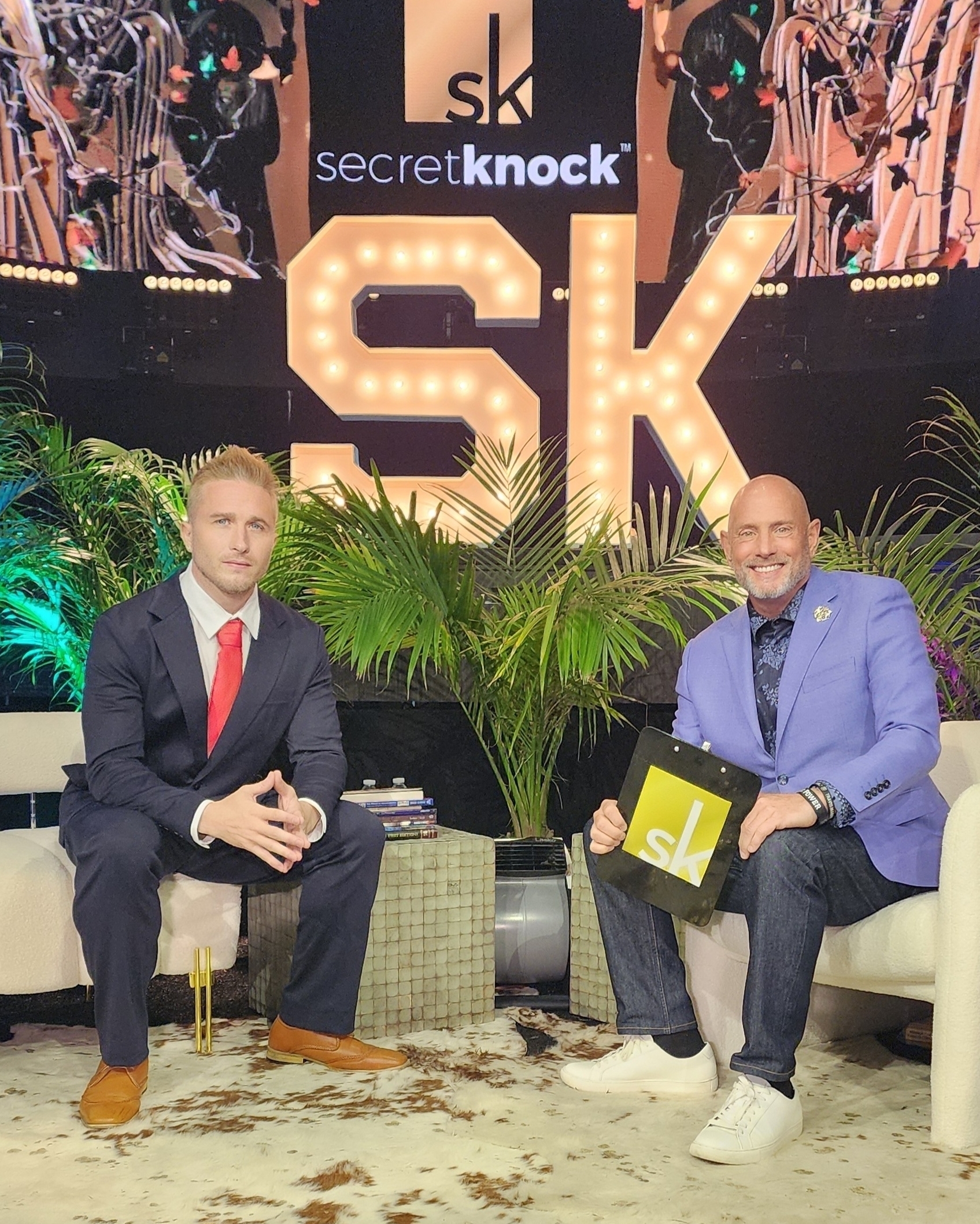Nathaniel DeGrave at the Secret Knock event